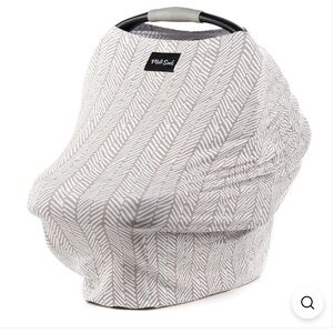 Original 5-in-1 Milk Snob® Cover in a taupe Herringbone color